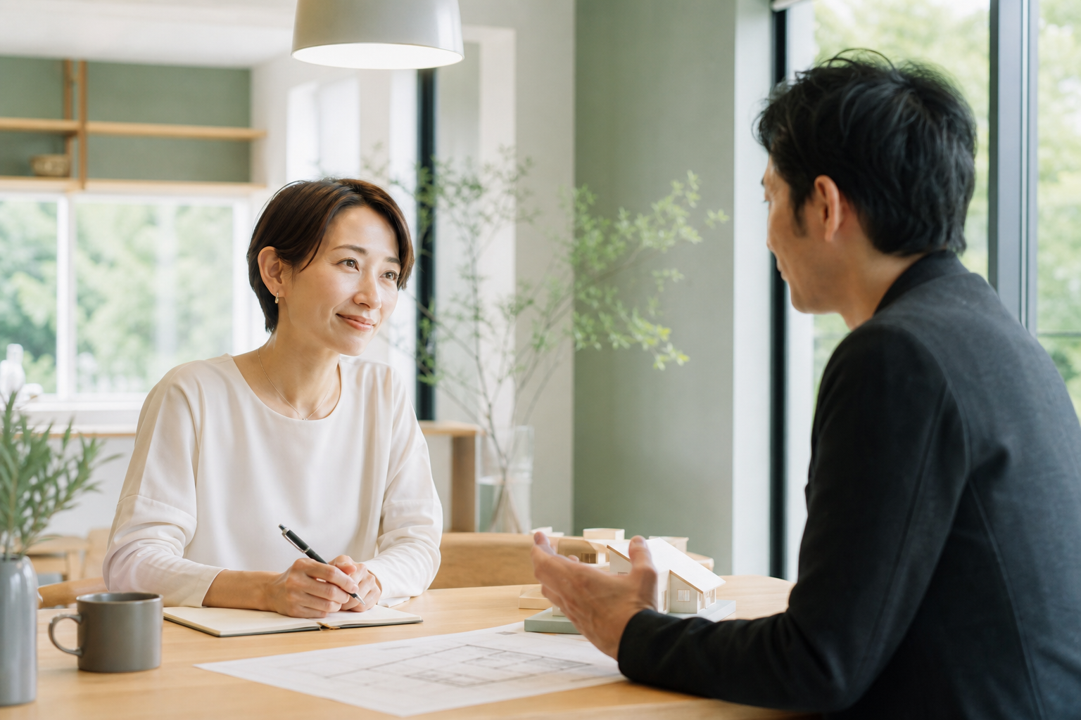 ハウスメーカーのセカンドオピニオン相談シーン